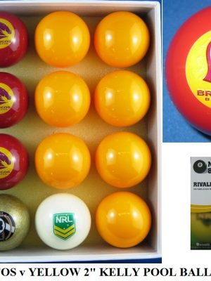 NRL Pool Snooker Billiards Eight Ball Or Replacement Canterbury Bulldogs 